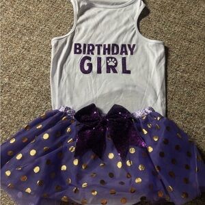 Birthday Girl Tank and Tutu Set - for a dog!
